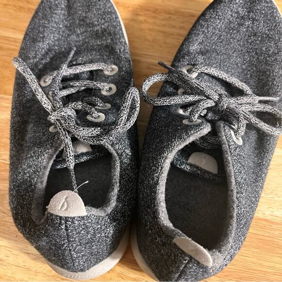 Allbirds Gray The Wool Runner Sneakers‎ Size 8 - Picture 3 of 8